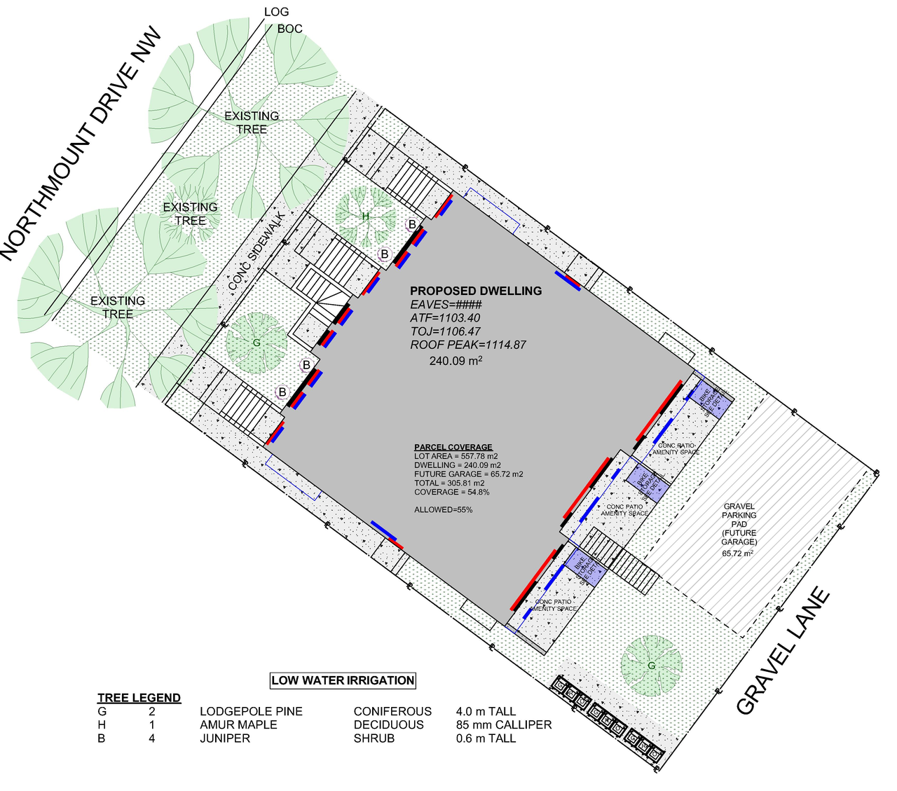 Floor plan for project from page 4 of the file 'DP2026-00488 DMAP Plans Submitted (2MB) 2026-02-23'