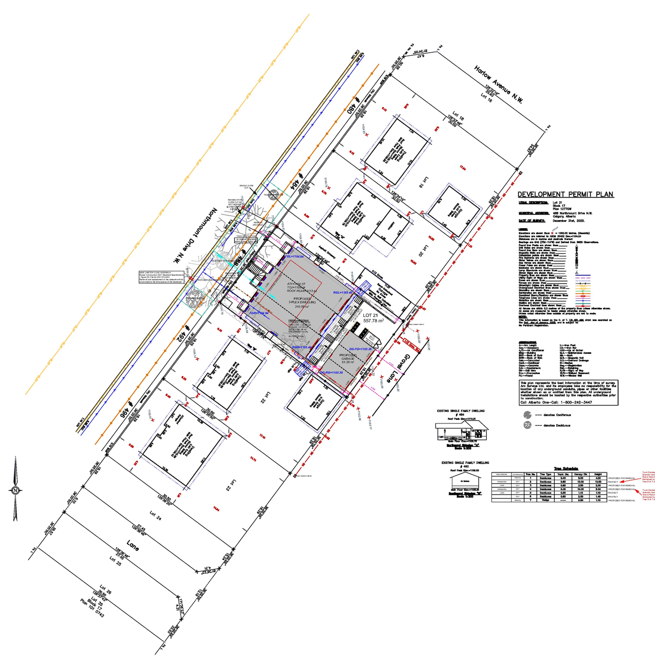 Construction site plan for project from page 2 of the file 'DP2026-00488 DMAP Plans (Amended) 2026-08-17 (3MB)'