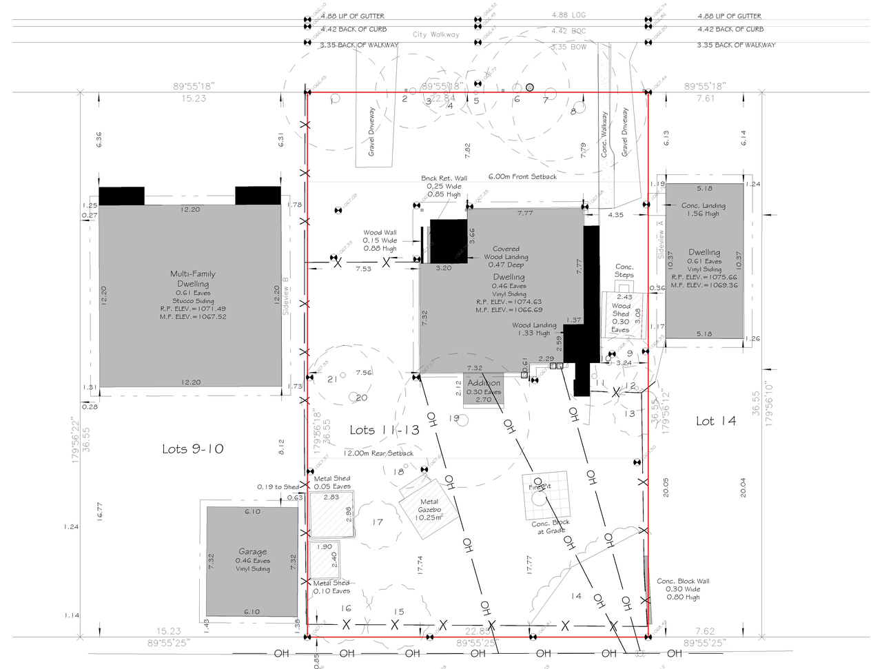 Construction site plan for project from page 1 of the file 'DP2026-00502 DMAP Plans (Submitted) 2026-01-29 (2MB)'