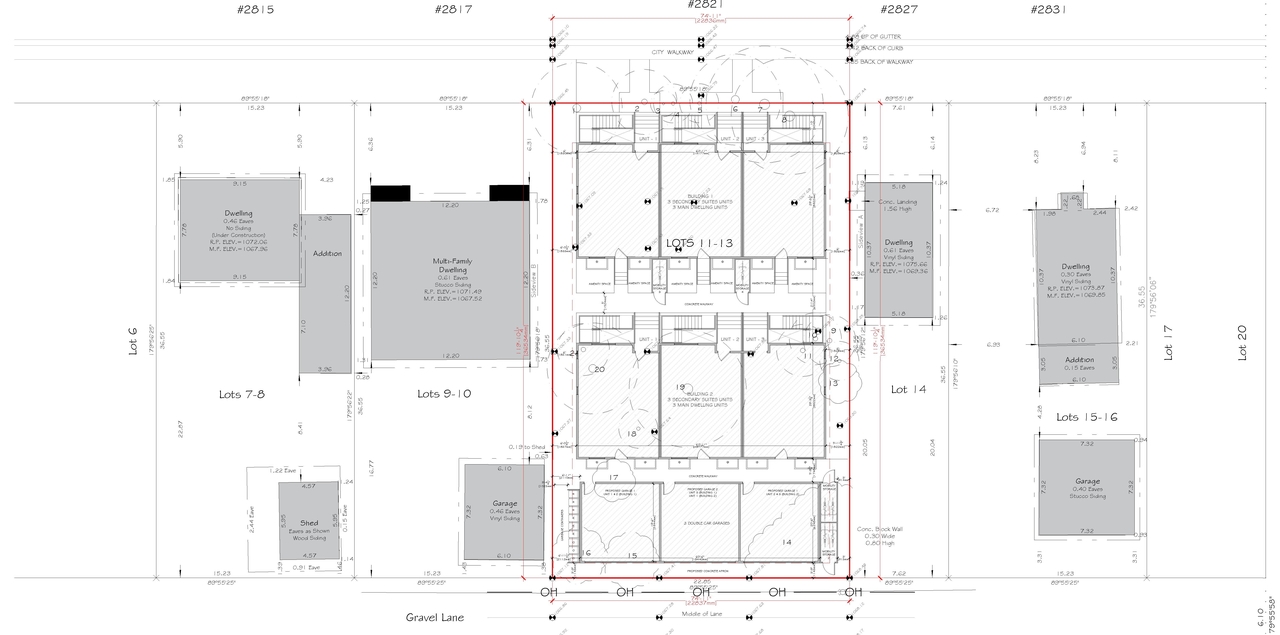 Construction site plan for project from page 2 of the file 'DP2026-00502 DMAP Plans (Submitted) 2026-01-29 (2MB)'
