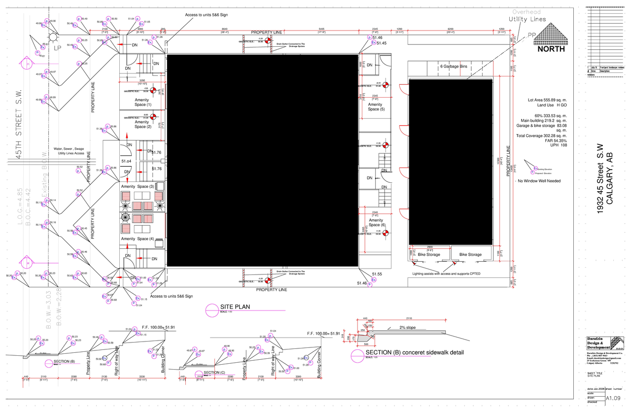 Image from page 3 of the file 'DP2026-00616 DMAP Plans Amended (4MB) 2026-07-13'