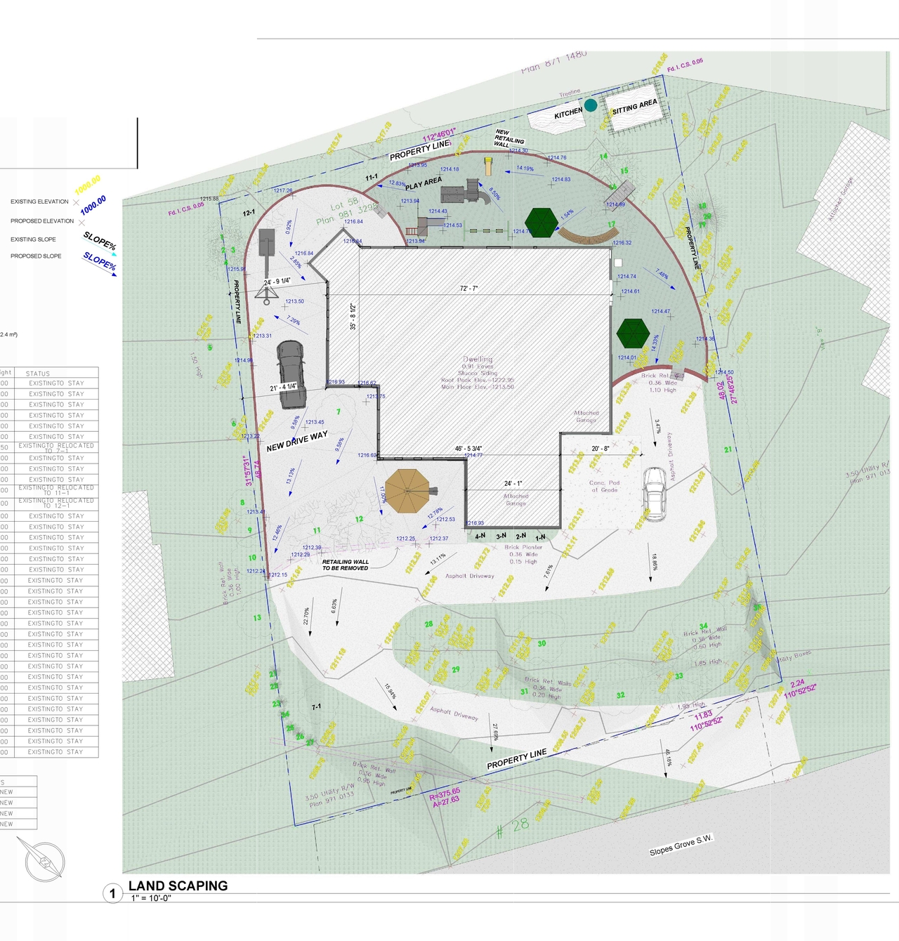 Construction site plan for project from page 4 of the file 'DP2026-00622 DMAP Plans Submitted 02-23-2025 10MB'