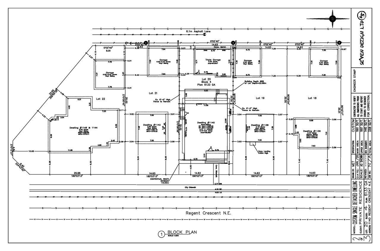 Construction site plan for project from page 7 of the file 'DP2026-00623 DMAP Plans (Submitted) 2026-02-04 (1MB)'