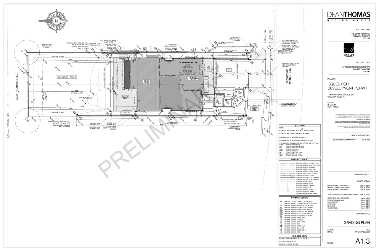 Construction site plan for project from page 8 of the file 'DP2026-00627 DMAP Plans Submitted (7MB) 2026-02-04'
