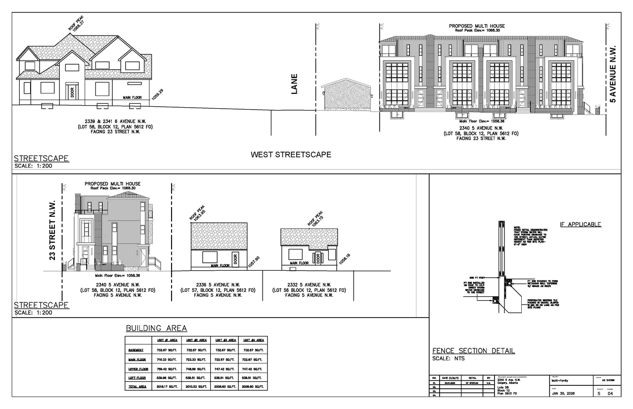 Construction site plan for project from page 10 of the file 'DP2026-00709 DMAP Plans Submitted (7MB) 2026-02-10'
