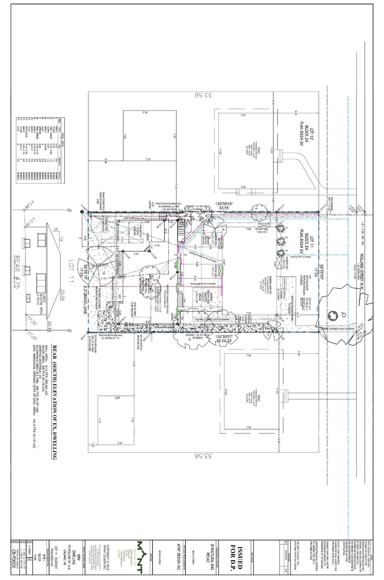 Construction site plan for project from page 7 of the file 'DP2026-00717 DMAP Plans Submitted (2MB) 2026-02-10'