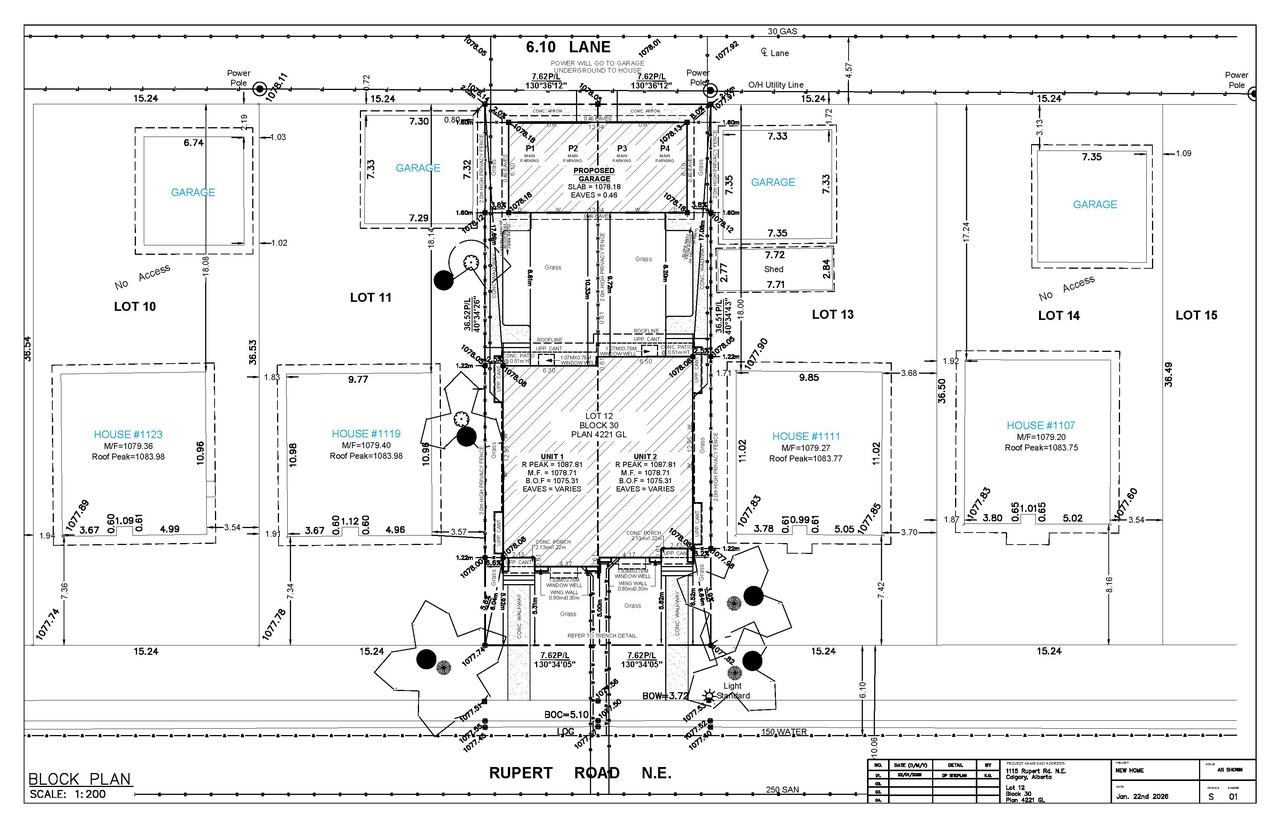 Construction site plan for project from page 9 of the file 'DP2026-00736 DMAP Plans (Submitted)2026-02-11 (3MB)'