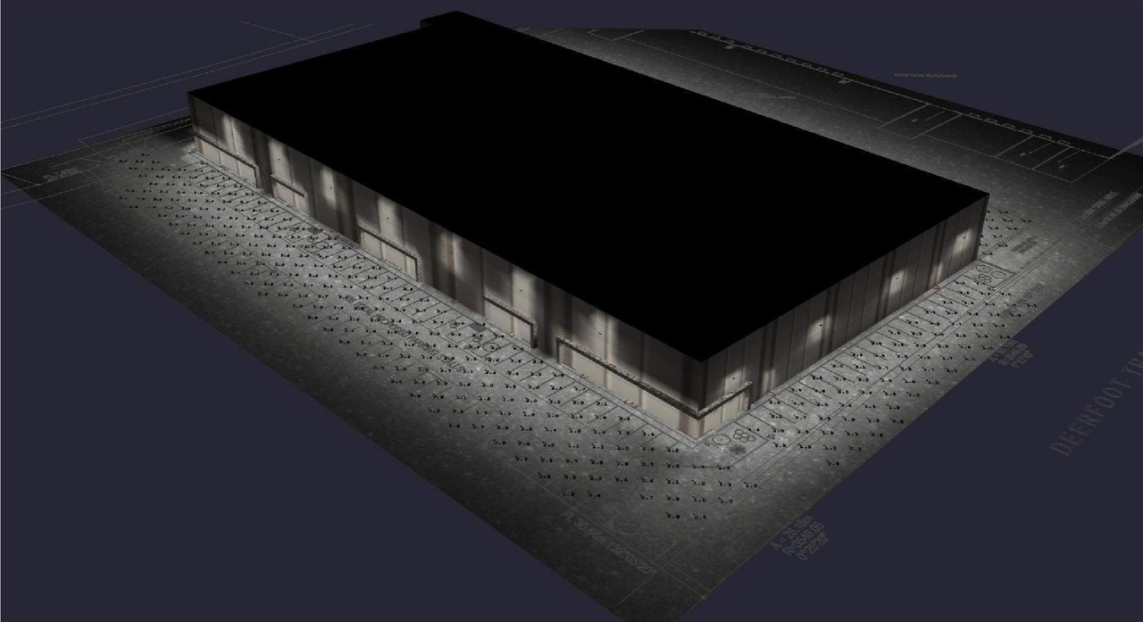 Rendering of building from page 6 of the file 'DP2026-00764 DMAP Plans Submitted (3MB) 2026-03-17'