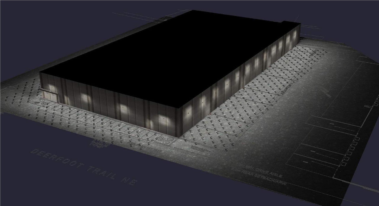 Rendering of building from page 6 of the file 'DP2026-00764 DMAP Plans Submitted (3MB) 2026-03-17'