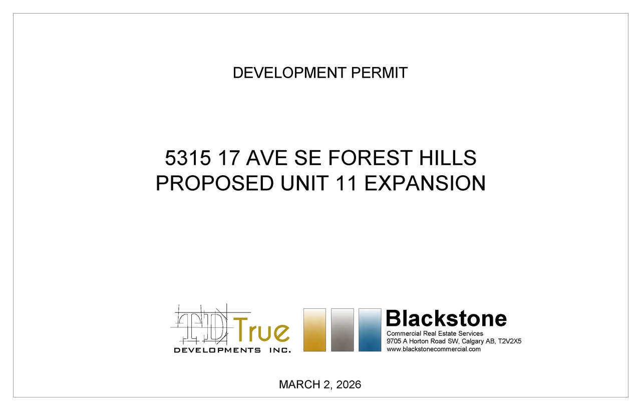 Construction site plan for project from page 1 of the file 'DP2026-00786 DMAP Plans Submitted (3MB) 2026-03-03'