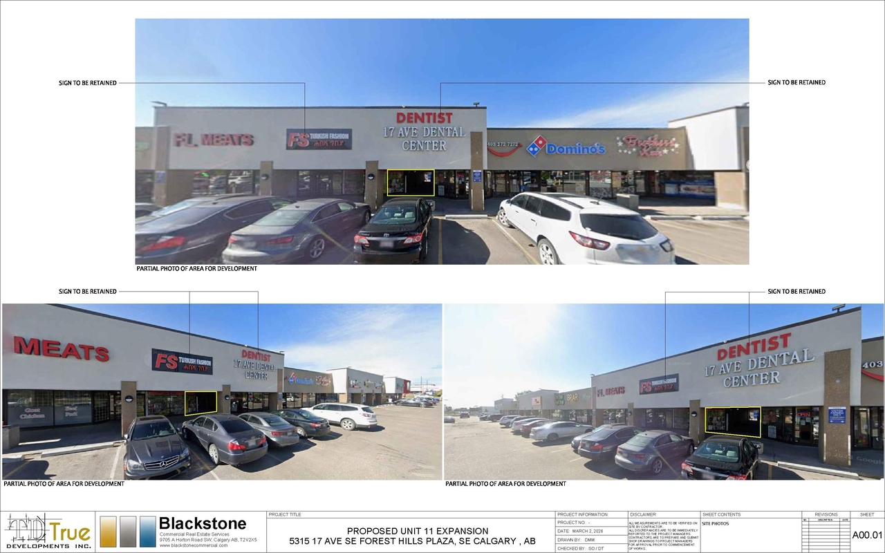 Rendering of building from page 3 of the file 'DP2026-00786 DMAP Plans Submitted (3MB) 2026-03-03'