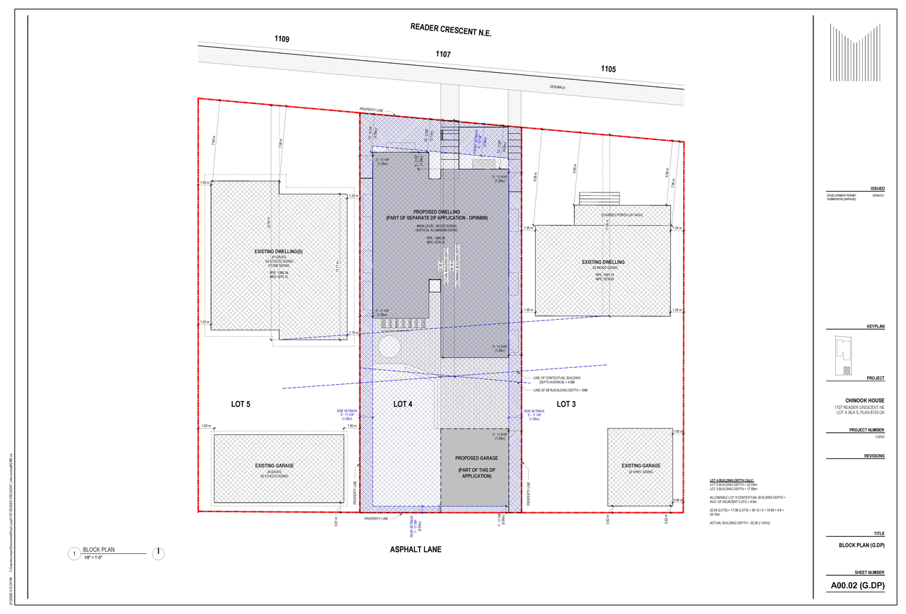 Construction site plan for project from page 3 of the file 'DP2026-00799 DMAP Plans (Submitted)2026-02-13 (3MB)'