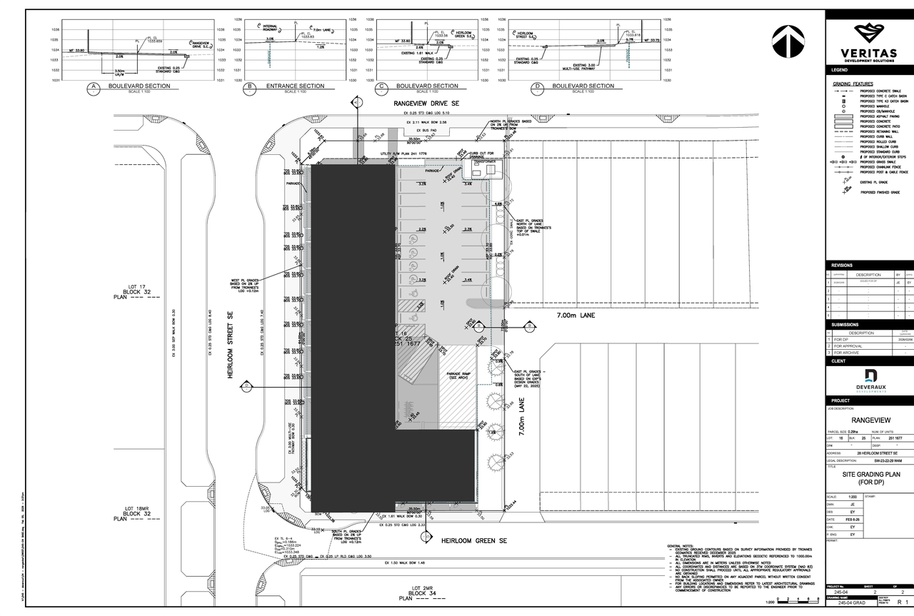 Construction site plan for project from page 3 of the file 'DP2026-00816 DMAP Plans Submitted (10MB) 2026-02-17'