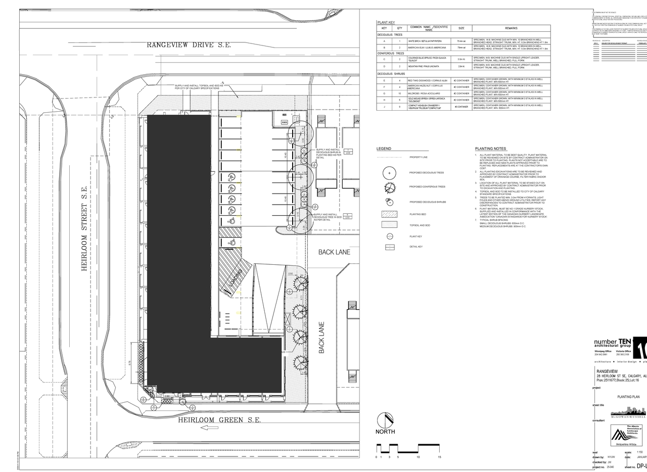 Construction site plan for project from page 5 of the file 'DP2026-00816 DMAP Plans Submitted (10MB) 2026-02-17'