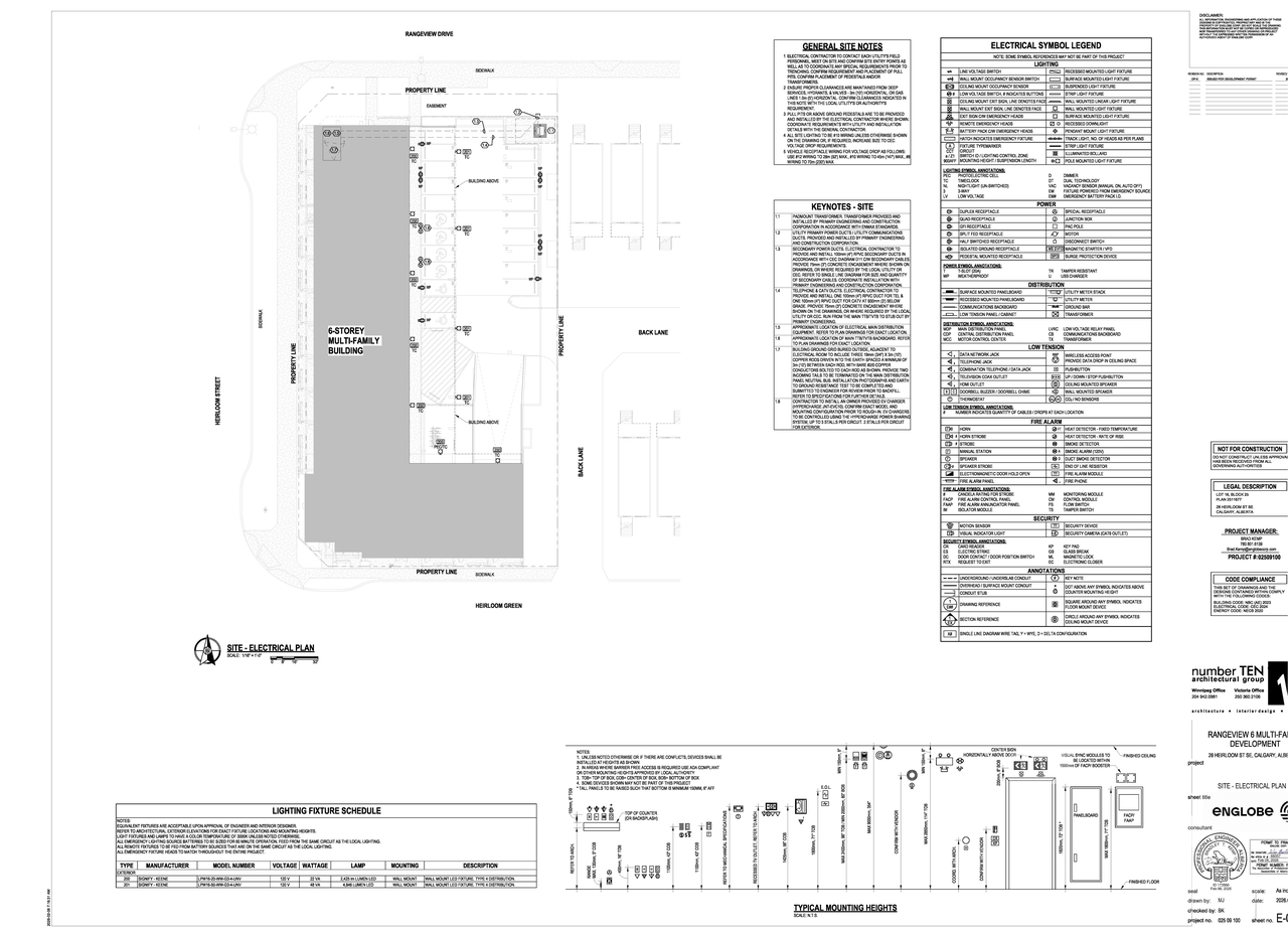 Construction site plan for project from page 7 of the file 'DP2026-00816 DMAP Plans Submitted (10MB) 2026-02-17'