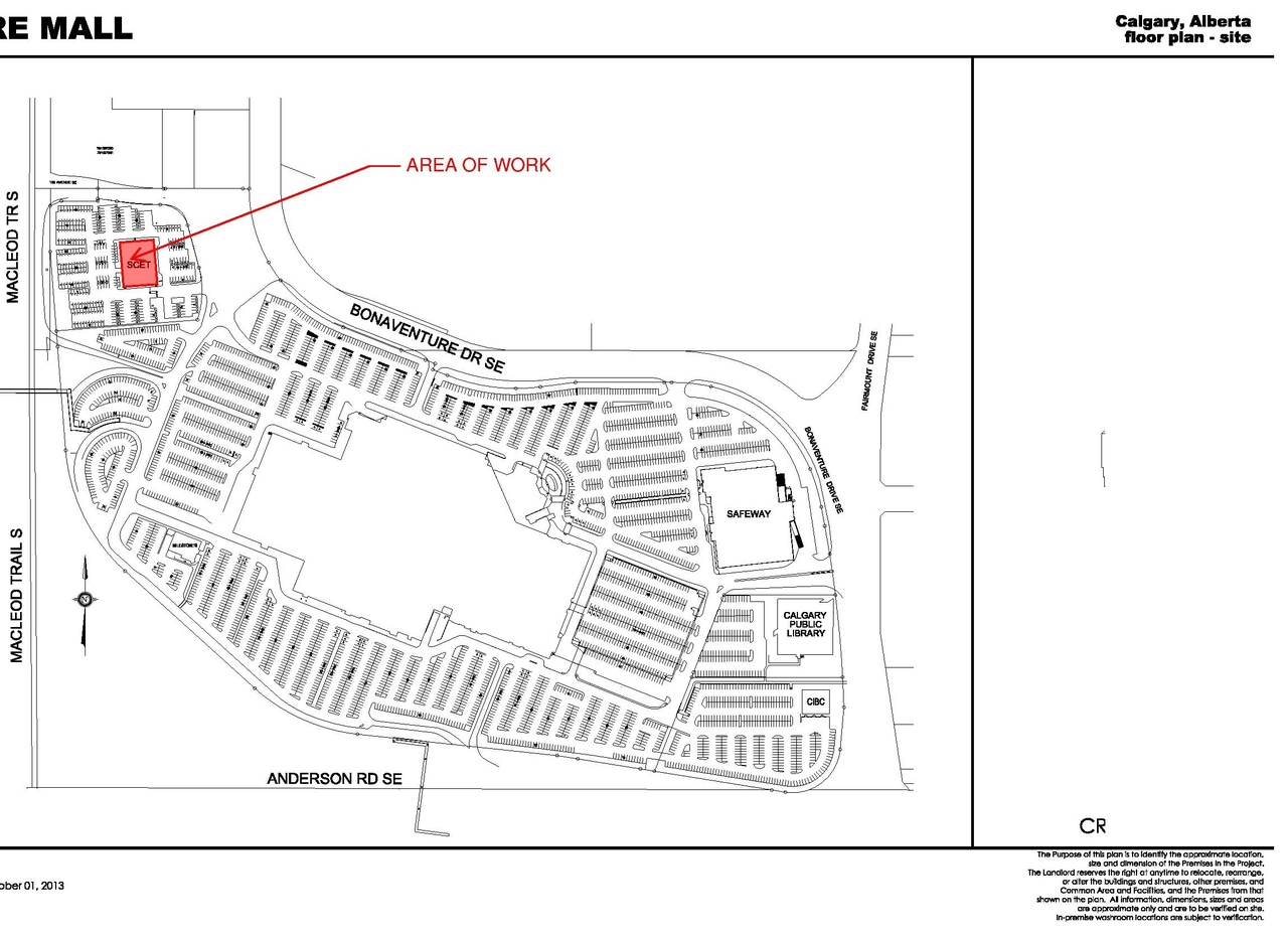 Construction site plan for project from page 2 of the file 'DP2026-00821 DMAP Plans (Submitted)2026-02-19 (1MB)'