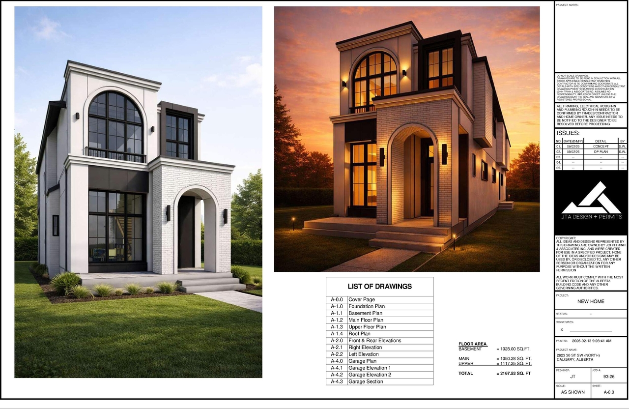 Rendering of building from page 1 of the file 'DP2026-00867 DMAP Plans Submitted (3MB) 2026-02-20'