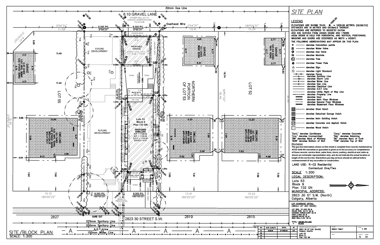 Construction site plan for project from page 7 of the file 'DP2026-00867 DMAP Plans Submitted (3MB) 2026-02-20'