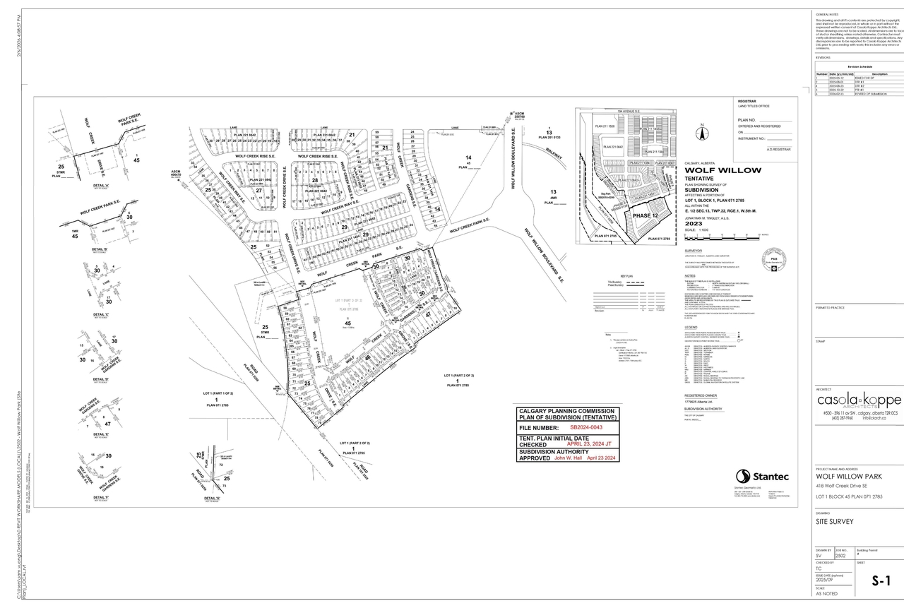 Construction site plan for project from page 12 of the file 'DP2026-00916-DMAP Plans Submitted 2026-03-03 13MB'