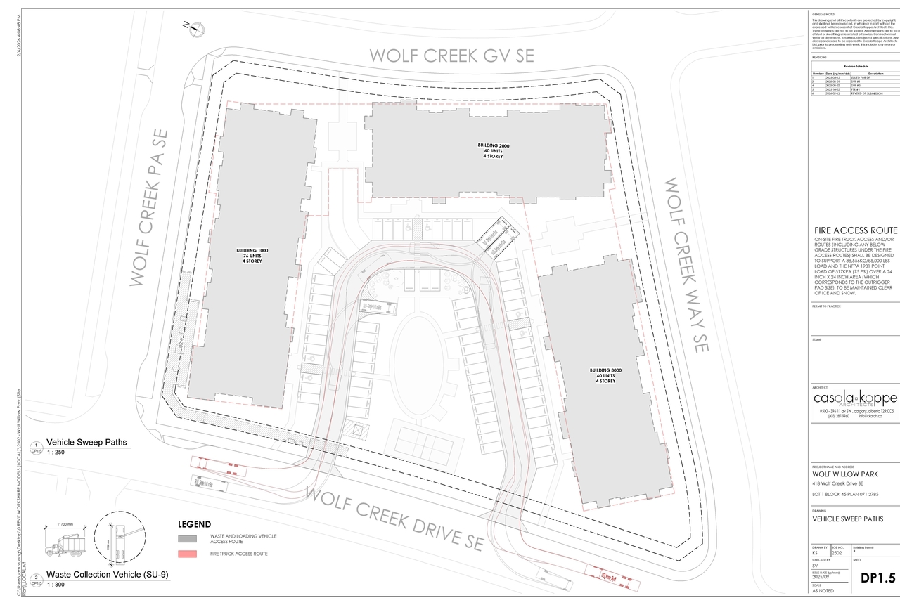 Construction site plan for project from page 7 of the file 'DP2026-00916-DMAP Plans Submitted 2026-03-03 13MB'