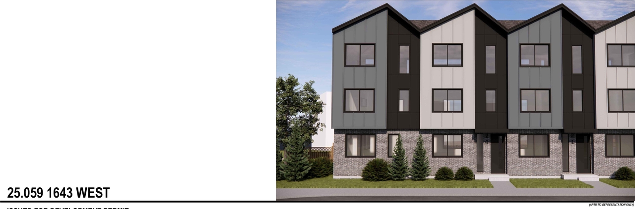 Rendering of building from page 1 of the file 'DP2026-00938-DMAP Plans Submitted 2026-03-03 5MB'