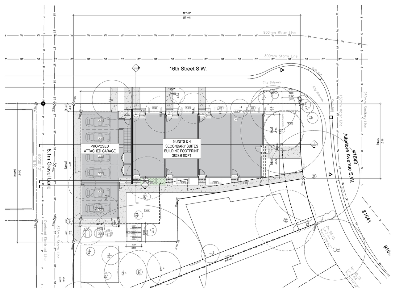 Construction site plan for project from page 4 of the file 'DP2026-00938-DMAP Plans Submitted 2026-03-03 5MB'