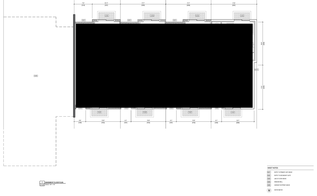 Floor plan for project from page 6 of the file 'DP2026-00938-DMAP Plans Submitted 2026-03-03 5MB'