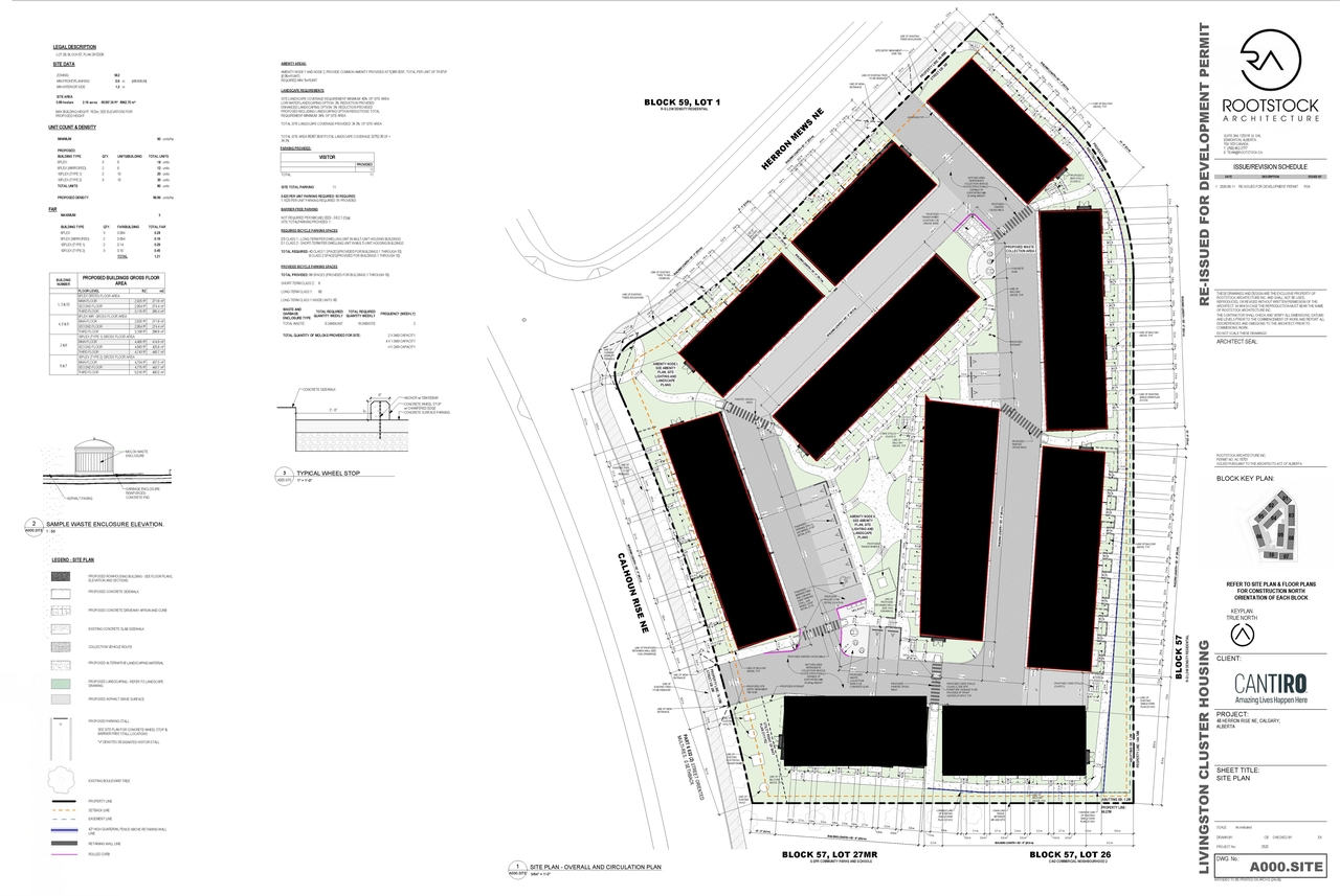 Construction site plan for project from page 12 of the file 'DP2026-00986 - DMAP Plans (amended) 2026-08-12 (4MB)'