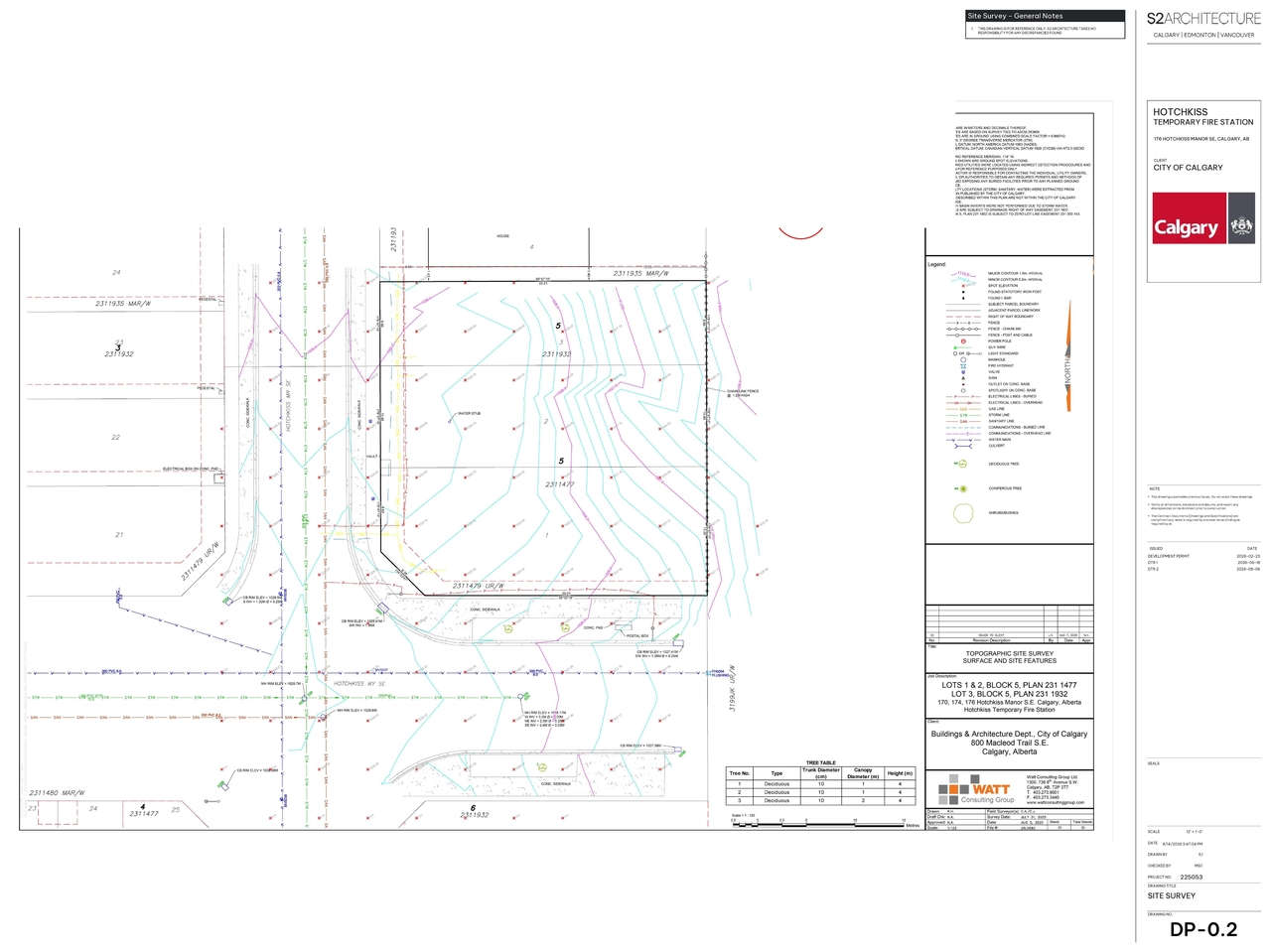 Construction site plan for project from page 3 of the file 'DP2026-01014 - DMAP DECISION RENDERED (7MB) 2026-08-20'