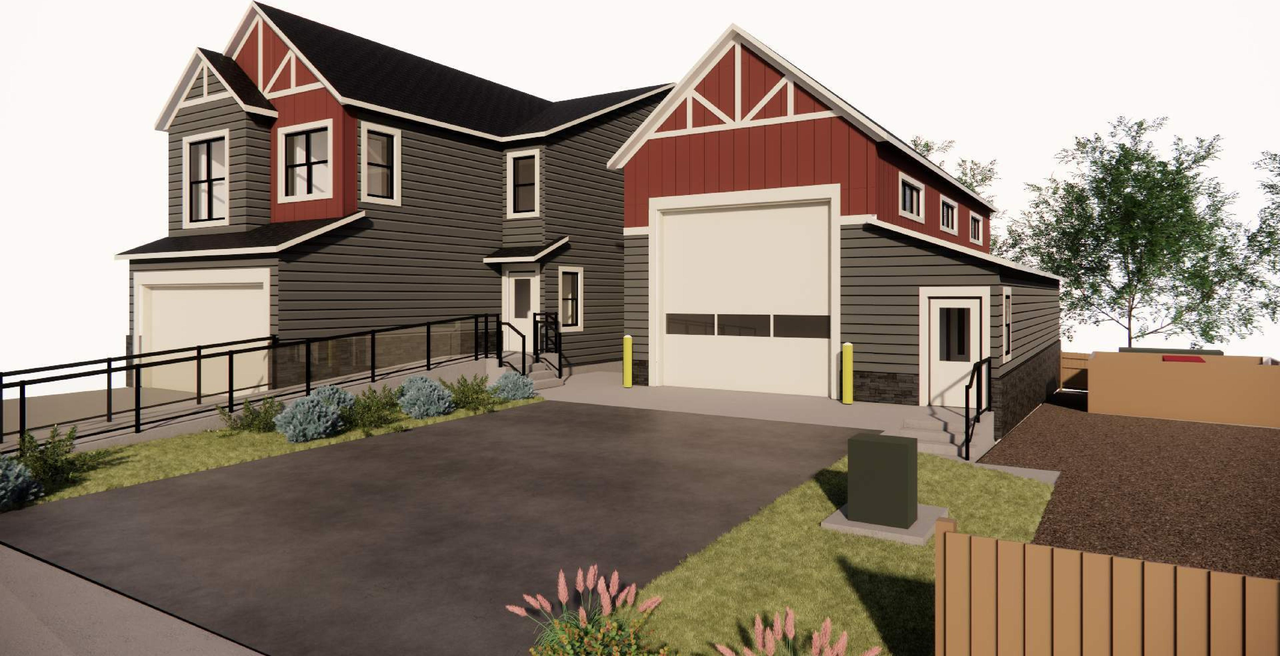Rendering of building from page 10 of the file 'DP2026-01014 DMAP Plans Submitted (7MB) 2026-03-25'