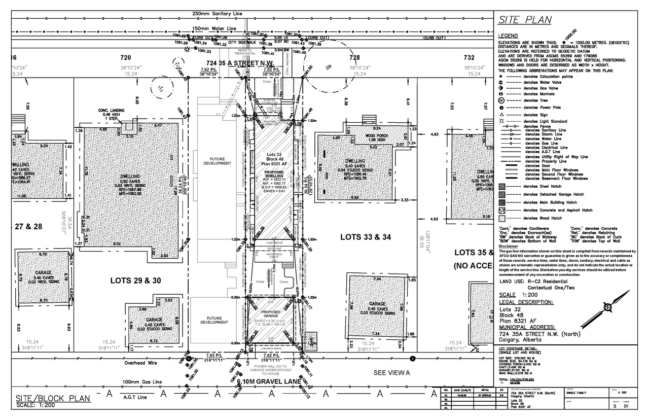 Construction site plan for project from page 1 of the file 'DP2026-01024-DMAP Plans Submitted 2026-03-03 3MB'
