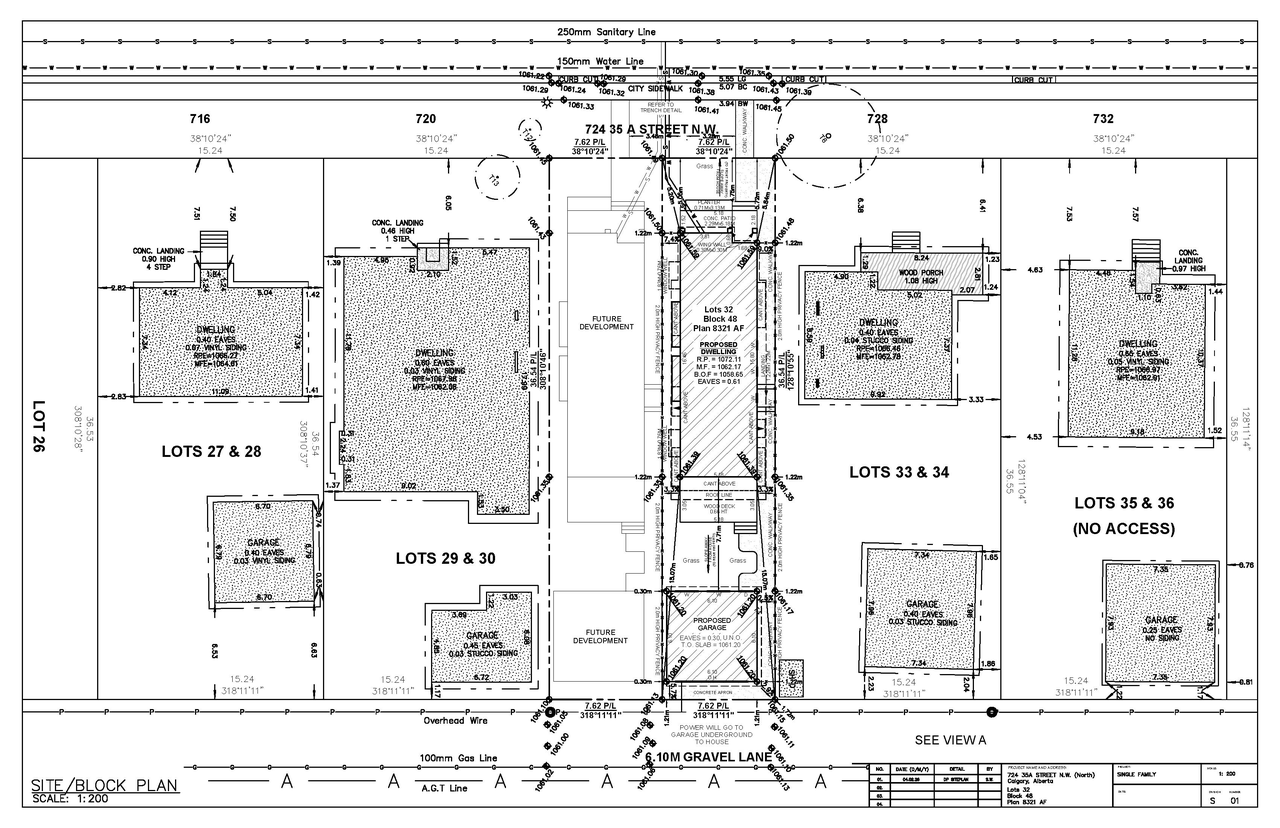 Construction site plan for project from page 2 of the file 'DP2026-01024-DMAP Plans Submitted 2026-03-03 3MB'