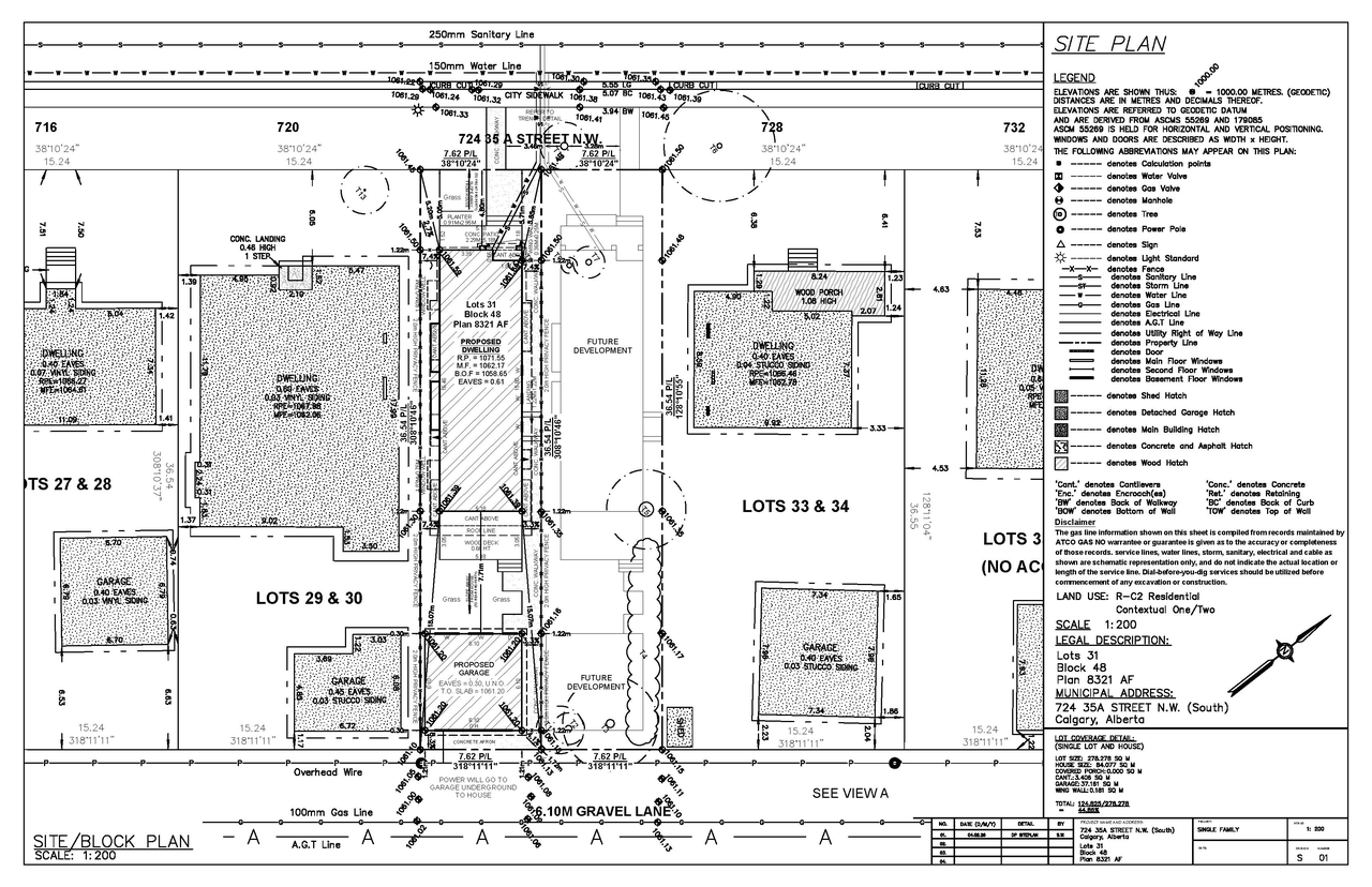Construction site plan for project from page 1 of the file 'DP2026-01025-DMAP Plans Submitted 2026-03-03 3MB'
