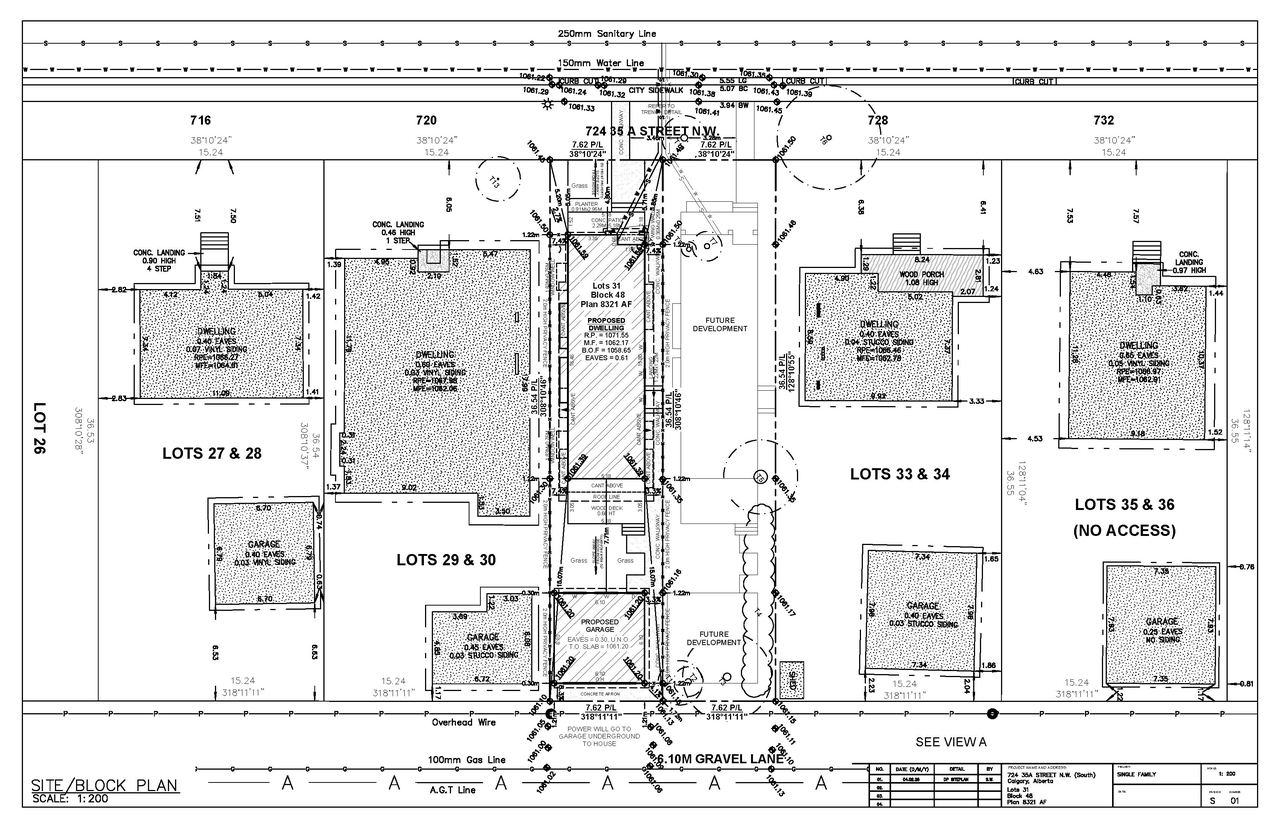 Construction site plan for project from page 2 of the file 'DP2026-01025-DMAP Plans Submitted 2026-03-03 3MB'