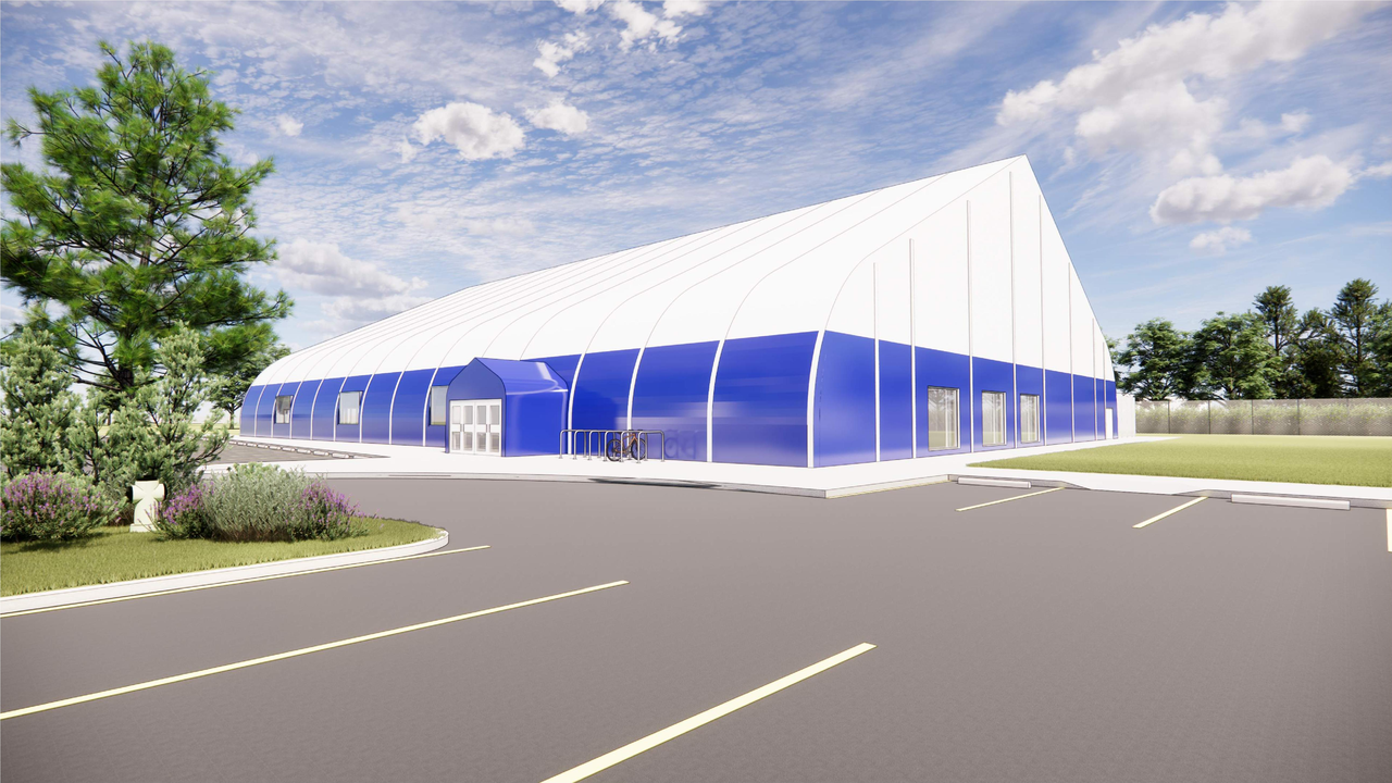 Rendering of building from page 1 of the file 'DP2026-01030 DMAP Plans Amended (6MB) 2026-06-17'