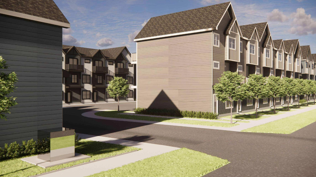 Rendering of building from page 10 of the file 'DP2026-01052 DMAP Plans Submitted (28MB) 2026-02-26'