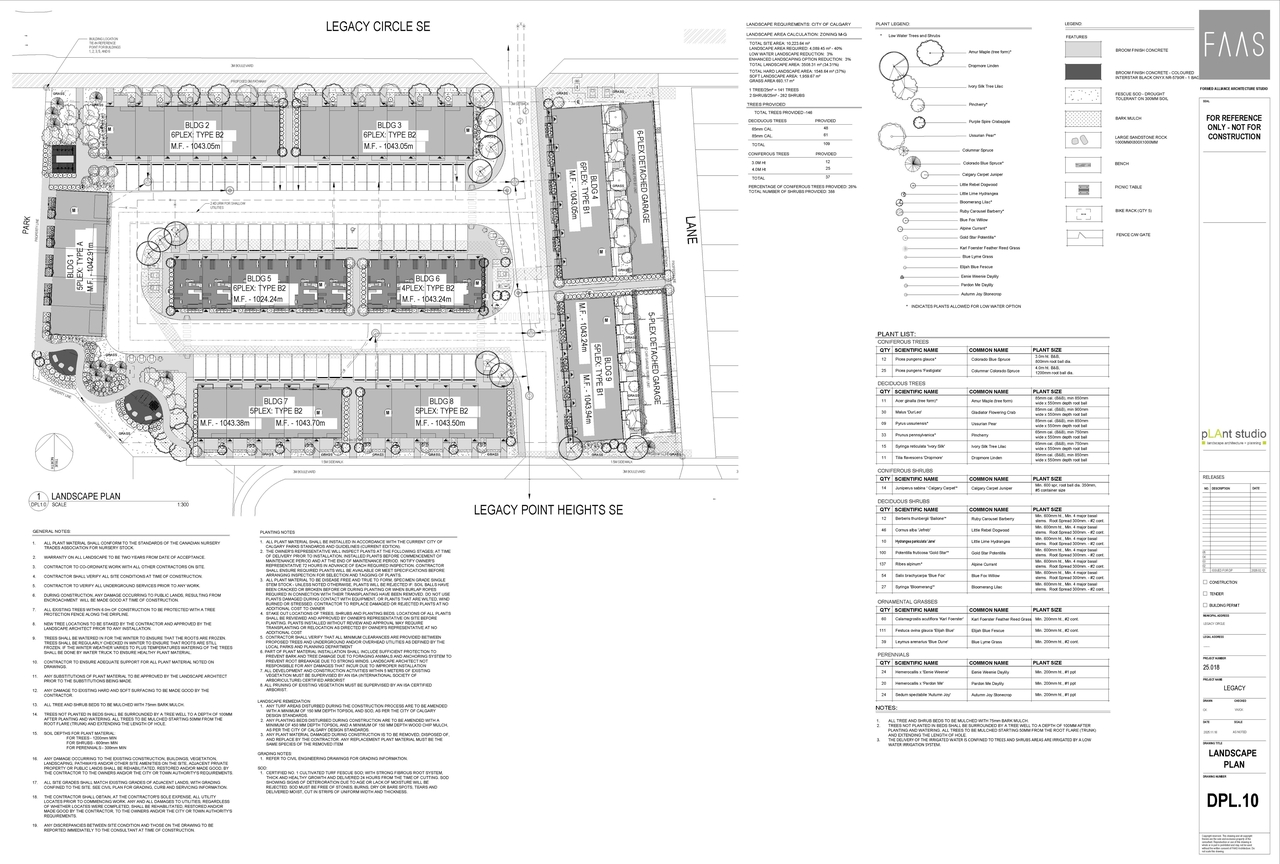 Construction site plan for project from page 23 of the file 'DP2026-01052 DMAP Plans Submitted (28MB) 2026-02-26'