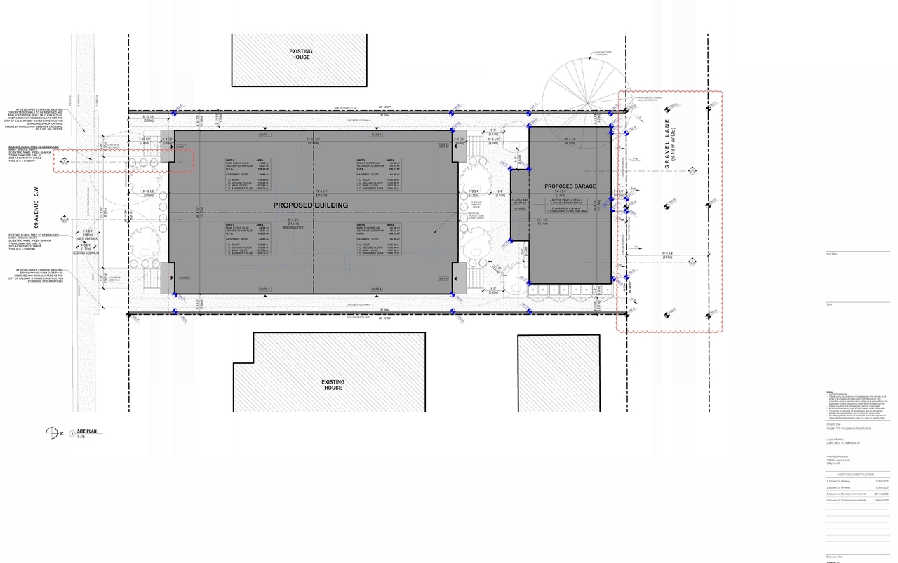 Floor plan for project from page 5 of the file 'DP2026-01058 DMAP Plans Submitted 2026-05-03 5MB'