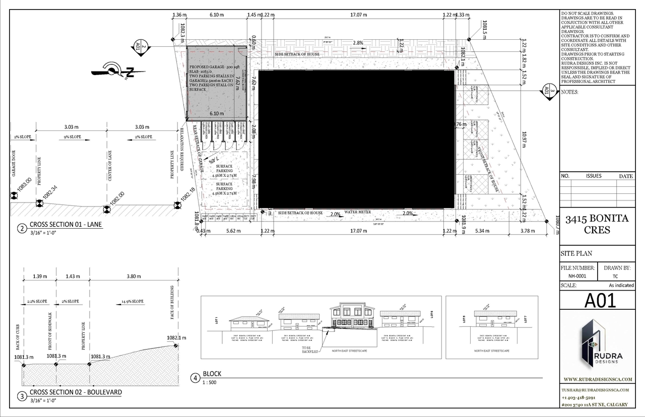 Construction site plan for project from page 7 of the file 'DP2026-01066 DMAP Plans (Amended) 2026-05-12 (2MB)'