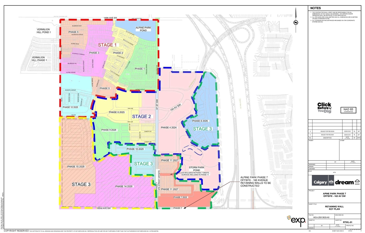 Construction site plan for project from page 1 of the file 'DP2026-01087 DMAP Plans Submitted (2MB) 2026-03-30'