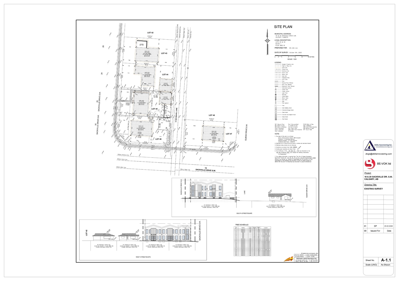 Construction site plan for project from page 2 of the file 'DP2026-01091 DMAP Plans Submitted (3MB) 2026-03-09'