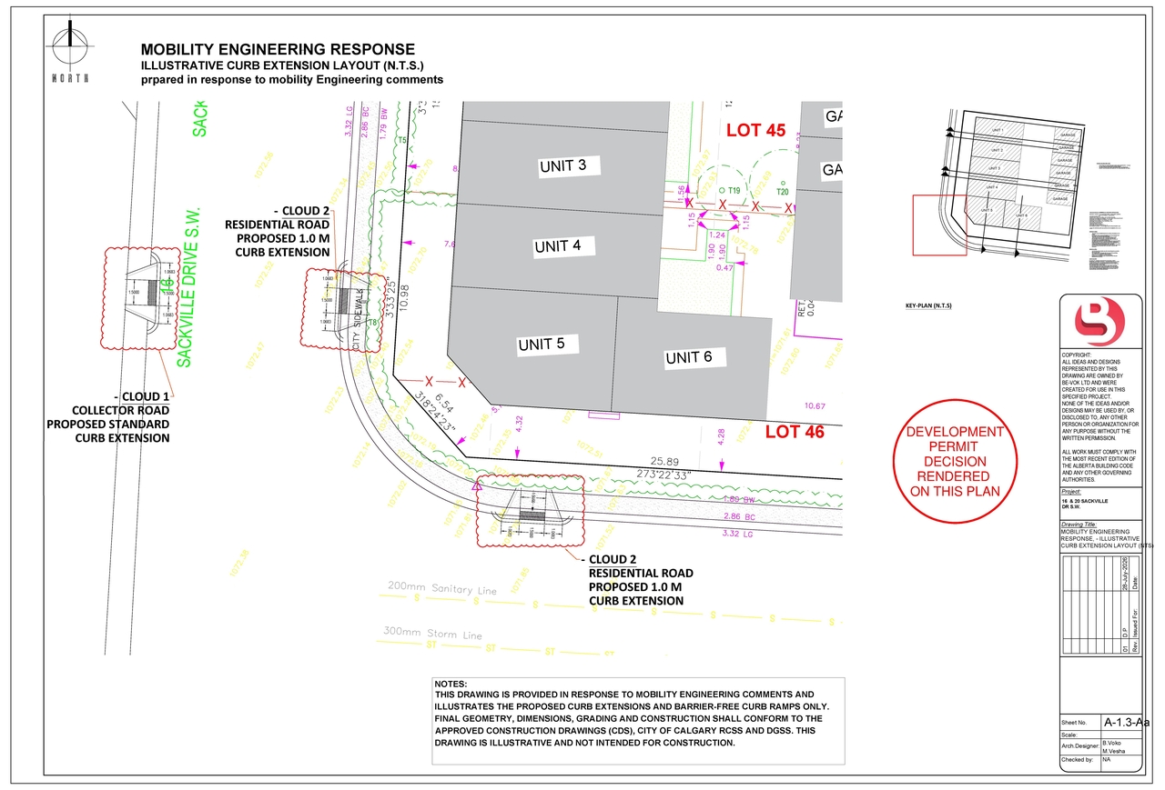 Construction site plan for project from page 5 of the file 'DP2026-01091 - DMAP DECISION RENDERED (6MB) 2026-07-30'