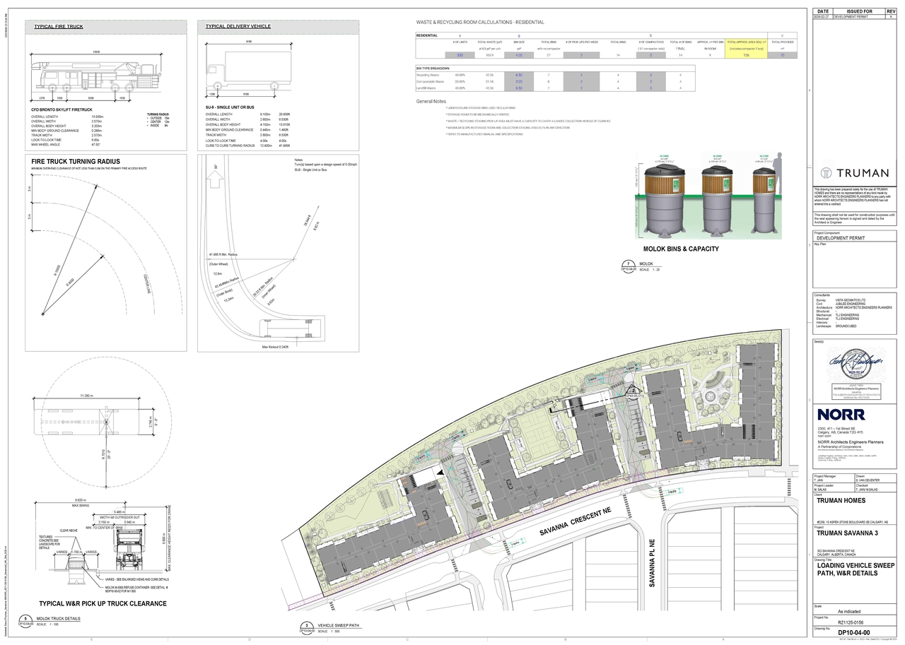 Construction site plan for project from page 5 of the file 'DP2026-01094 DMAP Plans Submitted (32MB) 2026-02-27'