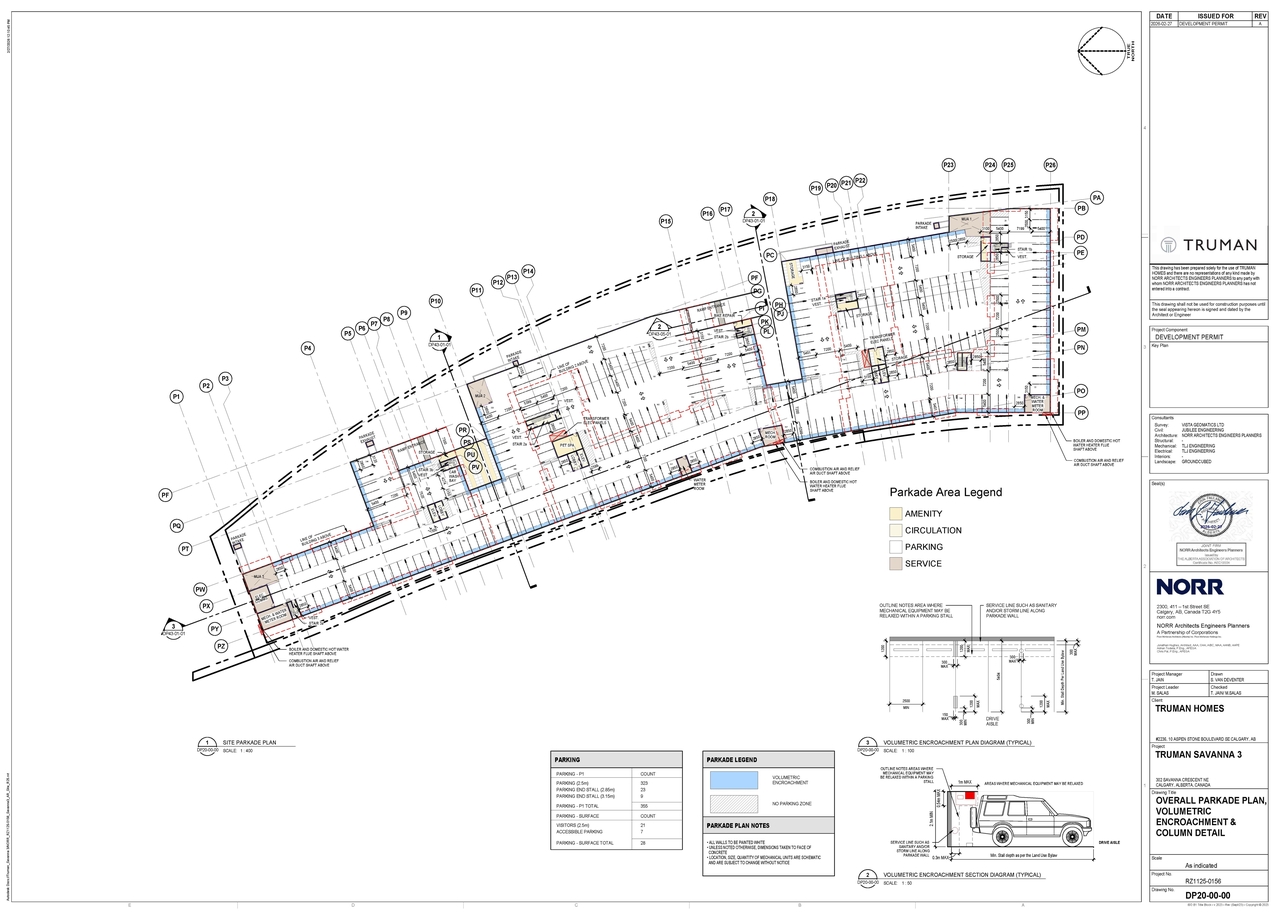 Construction site plan for project from page 7 of the file 'DP2026-01094 DMAP Plans Submitted (32MB) 2026-02-27'