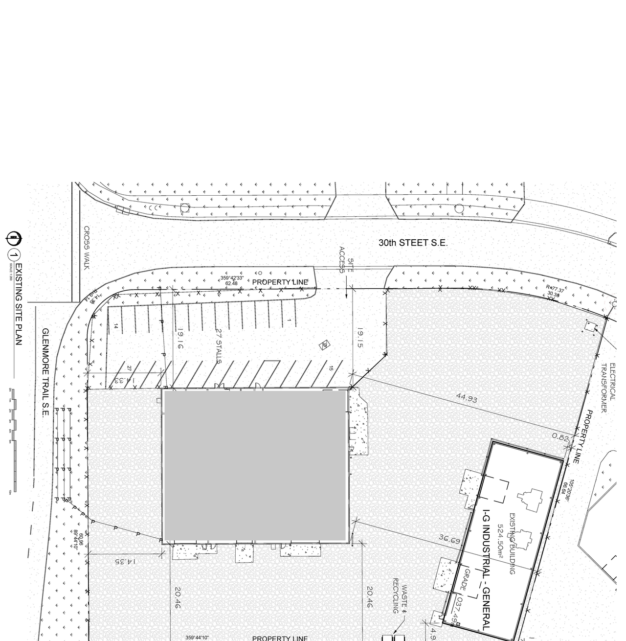 Construction site plan for project from page 2 of the file 'DP2026-01101 DMAP Plans Submitted (3MB) 2026-03-02'