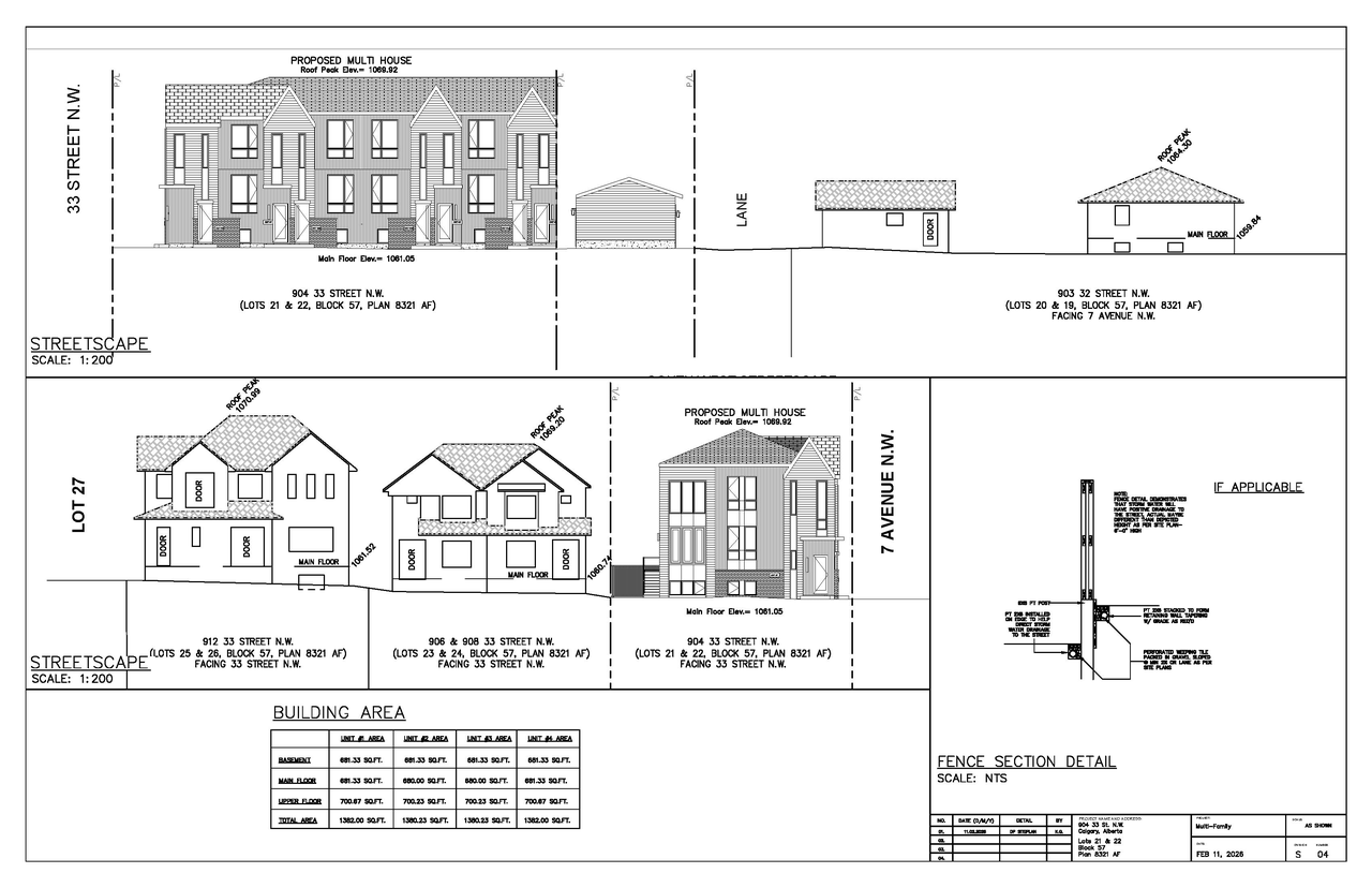 Construction site plan for project from page 11 of the file 'DP2026-01107 DMAP Plans Submitted (4MB) 2026-03-02'