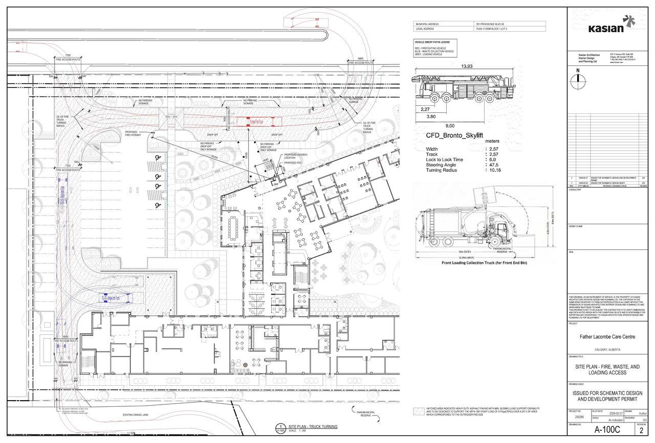 Construction site plan for project from page 5 of the file 'DMAP Plans (Submitted) DP2026-01110 (8MB) 2026-03-02'