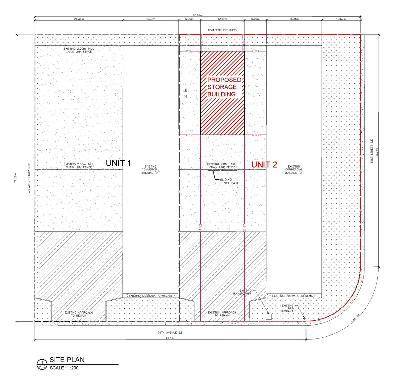 Construction site plan for project from page 6 of the file 'DMAP Plans (Submitted) DP2026-01144 (1MB) 2026-03-03'