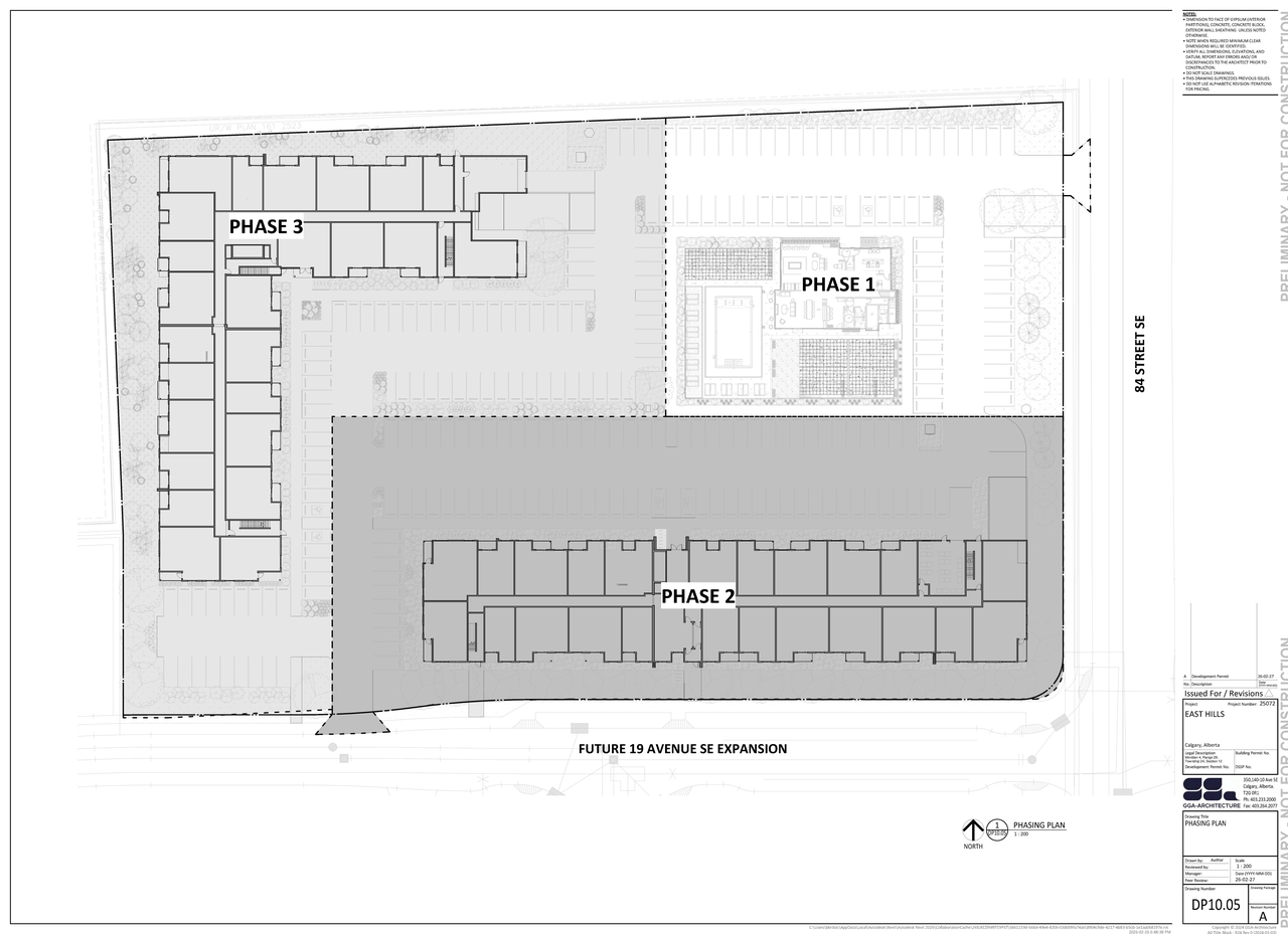 Construction site plan for project from page 5 of the file 'DMAP Plans (Submitted) DP2026-01147 (9MB) 2026-03-03'