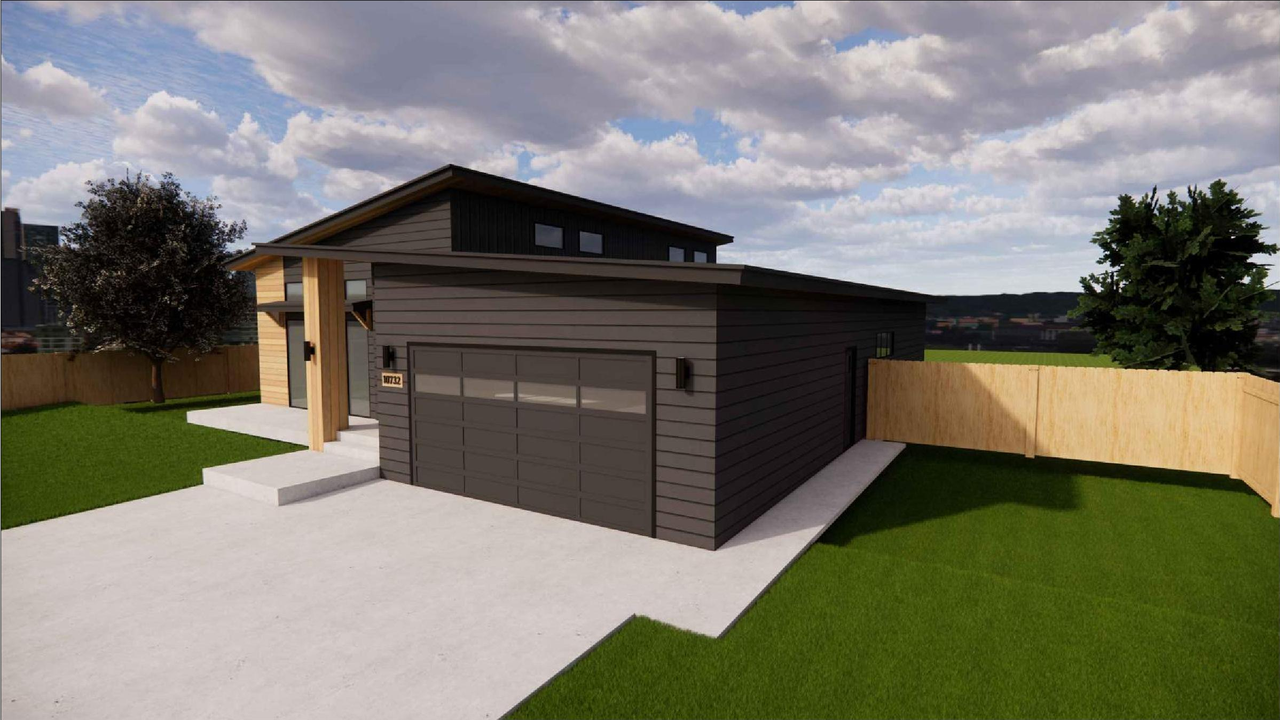 Rendering of building from page 4 of the file 'DP2026-01150 DMAP Plans Submitted (2MB) 2026-03-03'